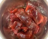 贅沢マグロの漬け焼きステーキ作り方1写真