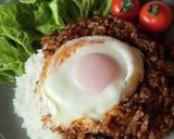 新玉ねぎのそぼろタコライス作り方8写真