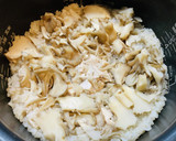 ＊舞茸と鶏の炊き込みご飯＊作り方2写真