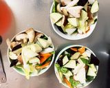 肉無豆腐簡単きな粉洋風オイごま味野菜炒め作り方12写真
