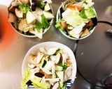 肉無チクワクリーミー味噌キムチ味野菜炒め作り方12写真