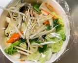 肉無チクワクリーミー味噌キムチ味野菜炒め作り方13写真