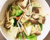肉無チクワクリーミー味噌キムチ味野菜炒め作り方16写真