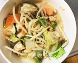 肉無チクワクリーミー味噌キムチ味野菜炒め作り方17写真