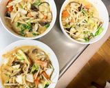 肉無チクワクリーミー味噌キムチ味野菜炒め作り方18写真