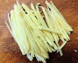 白だしで簡単❁生姜と 大根の 酢の物作り方1写真