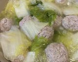 簡単！我が家の白菜肉団子スープ♪作り方9写真