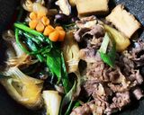 2/23 ﾖｯﾁｬﾝ☆すき焼き弁当　作り方1写真