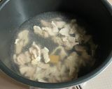新玉ねぎと豚肉とブロッコリーのスープ作り方4写真