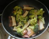 厚揚げとブロッコリーのバタポン炒め作り方3写真