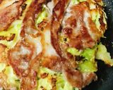 米粉お好み焼き●シラス入り海苔豚玉焼き作り方3写真