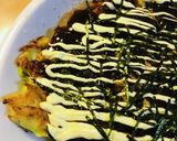 米粉お好み焼き●シラス入り海苔豚玉焼き作り方4写真