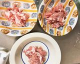 レンジコク旨味噌ケチャごま生姜味甘酢酢豚作り方2写真
