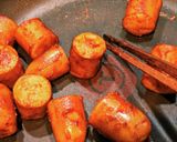 パンの付け合せに　カリーブルスト作り方3写真