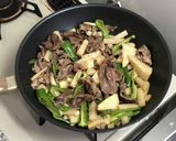 簡単!たけのこと牛肉の塩レモン炒め作り方9写真