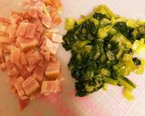 野沢菜チャーハン作り方1写真