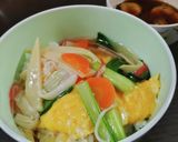 かにかまあんかけ玉子丼作り方6写真