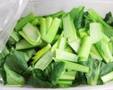 レンジで簡単♪小松菜のからし味噌和え作り方1写真