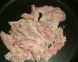 ✿菜の花と豚肉のジューシー焼き✿作り方4写真