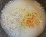 ムール貝と菜の花のパスタパエリア作り方1写真