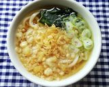 手作り揚げ玉のたぬきうどん♪作り方1写真