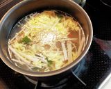 カニたまワカメスープ作り方4写真