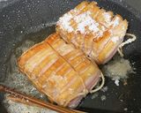 焼肉用豚バラ肉で焼豚作り方3写真