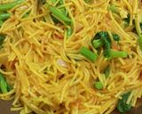 ムール貝と菜の花のパスタパエリア作り方16写真