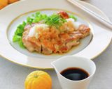 チキンソテー　おろしポン酢作り方2写真