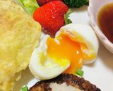 おろしハンバーグメインの夕飯おかず作り方2写真