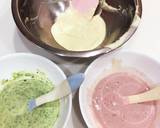 卵なし 一歳誕生日＆初節句ひし餅風ケーキ作り方3写真