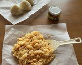 クッキングシートで楽ちん♪混ぜご飯作り方5写真