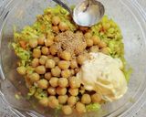 ひよこ豆とキャベツのコールスロー作り方4写真