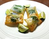 海老の一口春巻き　鮒寿司の飯（イイ）風味作り方7写真