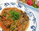 茗荷と大葉で♪真鰯の薬味南蛮漬け作り方8写真