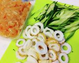 中華クラゲに搾菜・竹輪・胡瓜作り方1写真