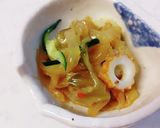 中華クラゲに搾菜・竹輪・胡瓜作り方4写真