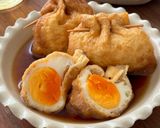 ☆巾着たまご☆作り方5写真