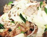 さっぱり豚白ネギ丼作り方4写真