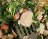 ブロッコリーとほうれん草のパスタ 36作り方7写真