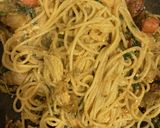 ブロッコリーとほうれん草のパスタ 36作り方17写真