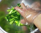 ごま油香る小松菜漬けのおにぎり作り方2写真