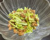 キャベツ納豆ごはん作り方3写真