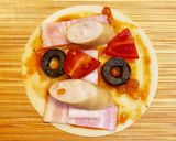 調理実習　餃子の皮ピザ作り作り方3写真