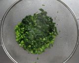 栄養満点☆ソフトケールの菜飯。作り方3写真