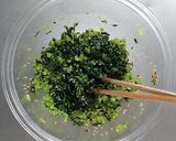 栄養満点☆ソフトケールの菜飯。作り方5写真