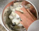 ぷっくら美味しい蒸し牡蠣で♪酢牡蠣作り方3写真