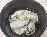 ぷっくら美味しい蒸し牡蠣で♪酢牡蠣作り方4写真