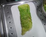 牡蠣と鮭のロールキャベツ作り方6写真