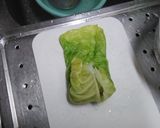 牡蠣と鮭のロールキャベツ作り方7写真
